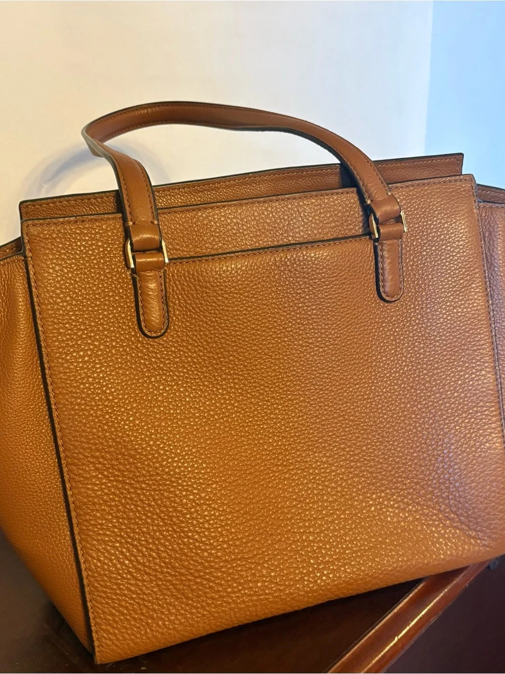 Kate Spade Tan Pebbled Leather Tote